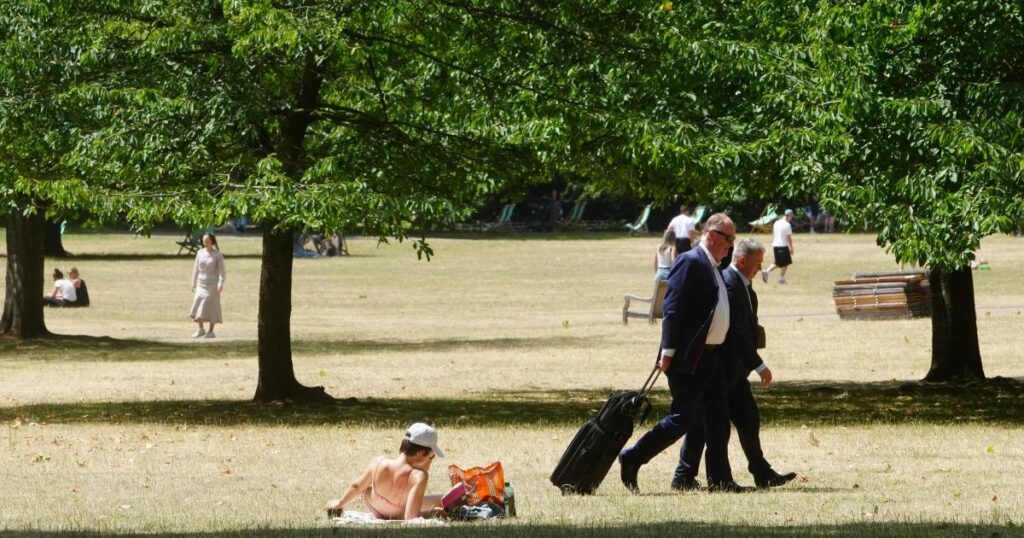 Met Office London heatwave weather forecast