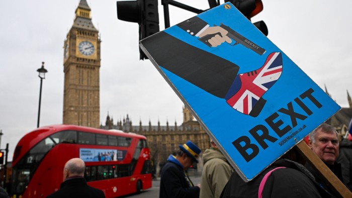 Britain’s services have been hit hard by Brexit