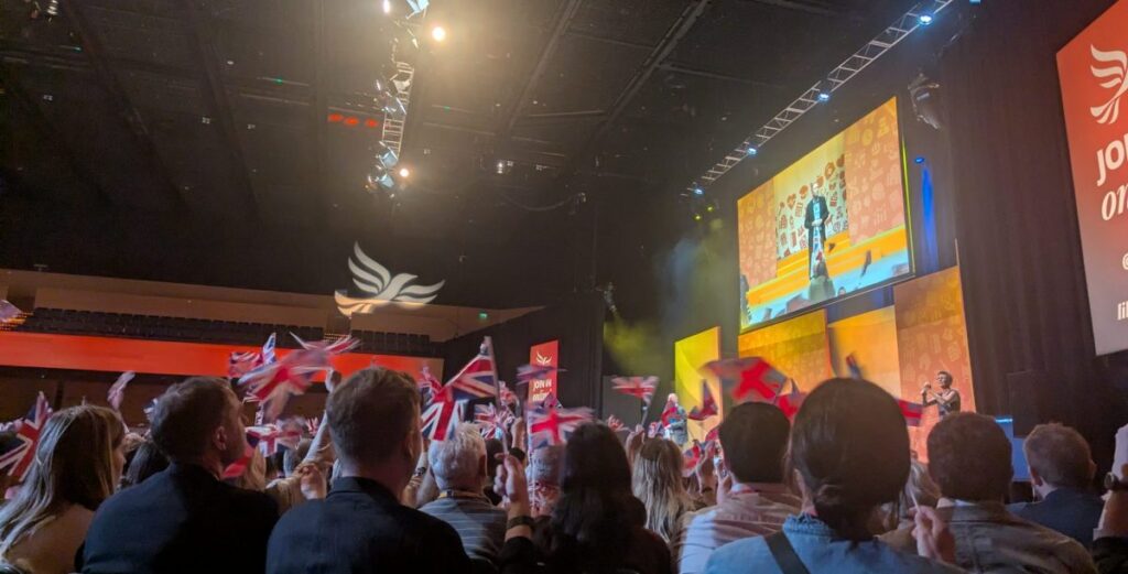 Tim Farron slams nationalists for using flag as symbol of division