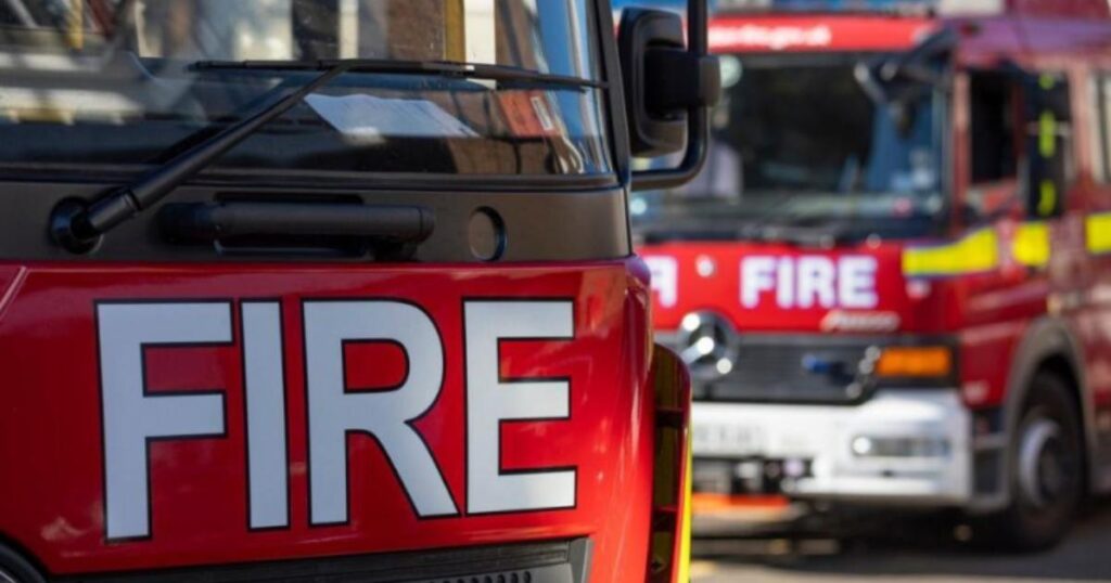 Vine Gardens Ilford house fire: Four taken to hospital