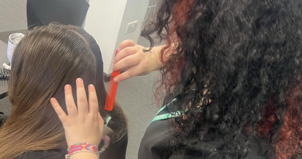 Haircuts help tackle stress at Barking & Dagenham College
