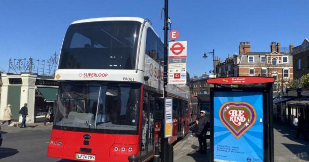 SL15 Superloop to stop in Forest Hill, Catford and Eltham