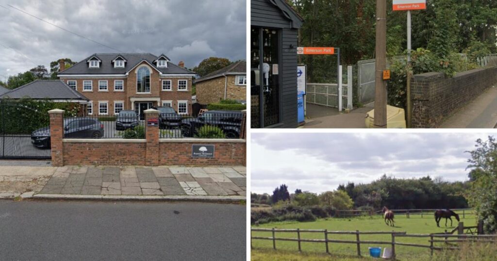 Why is Emerson Park the most expensive place to live in Havering?