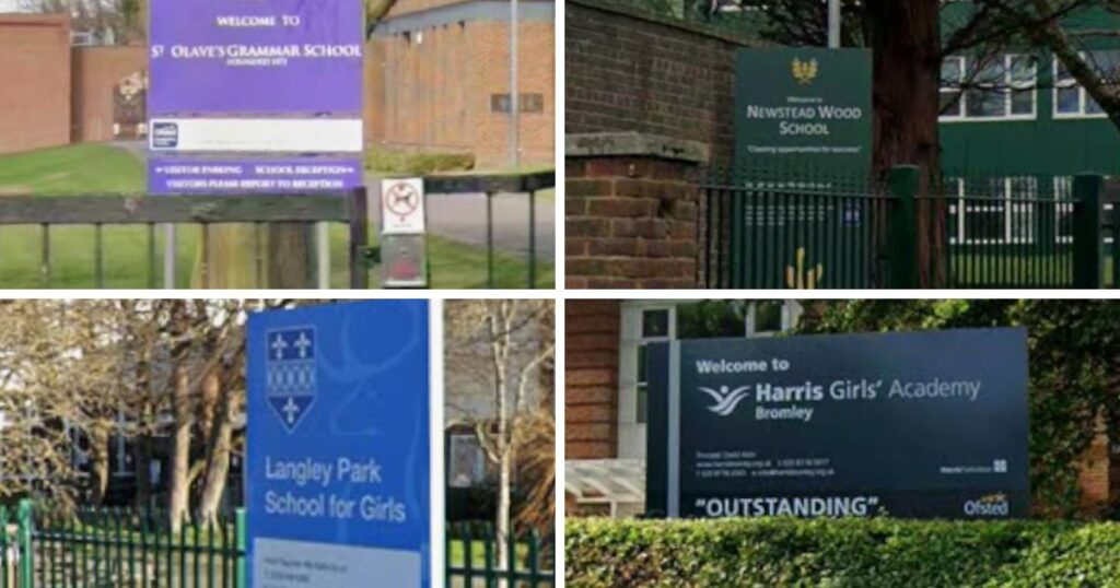 Bromley secondary schools where students do best in exams