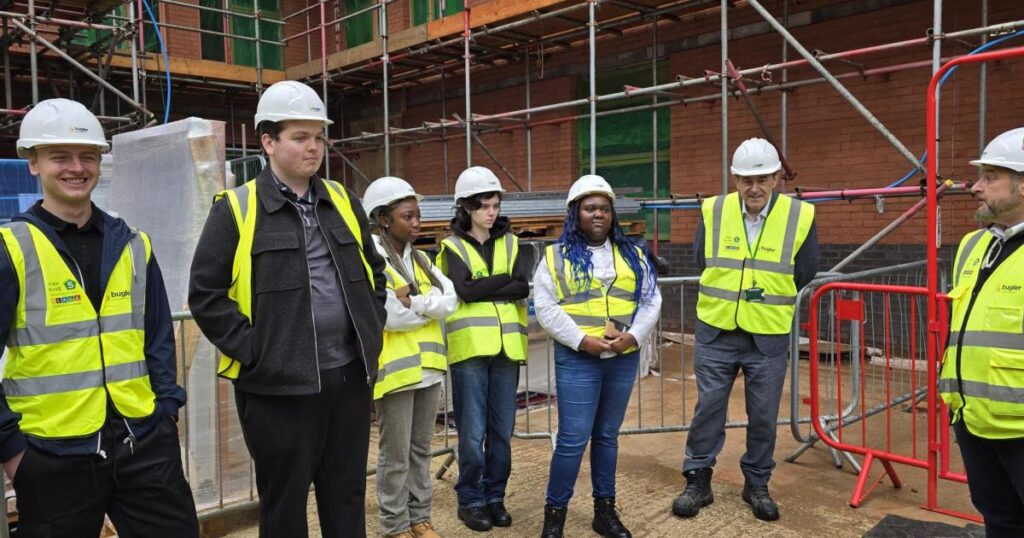 New City College students visit Harold Hill site