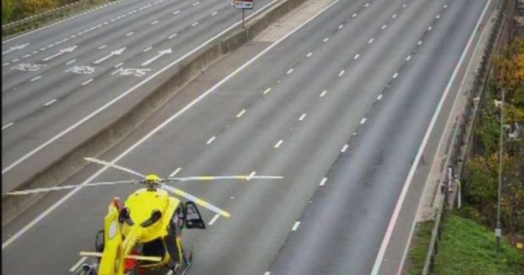 M25 Waltham Cross and Enfield lorry crash: Two in hospital
