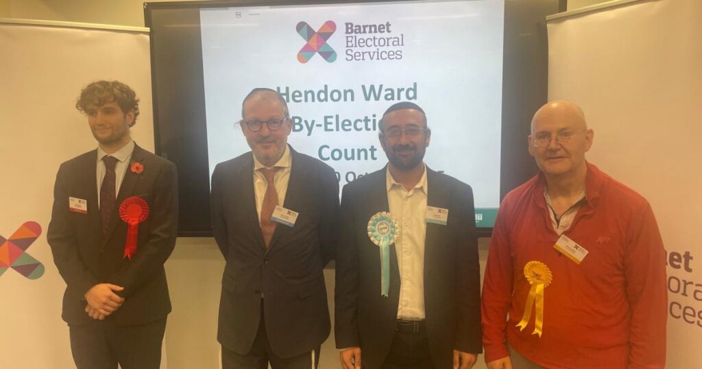 Hendon: Conservative councillor wins seat after by-election