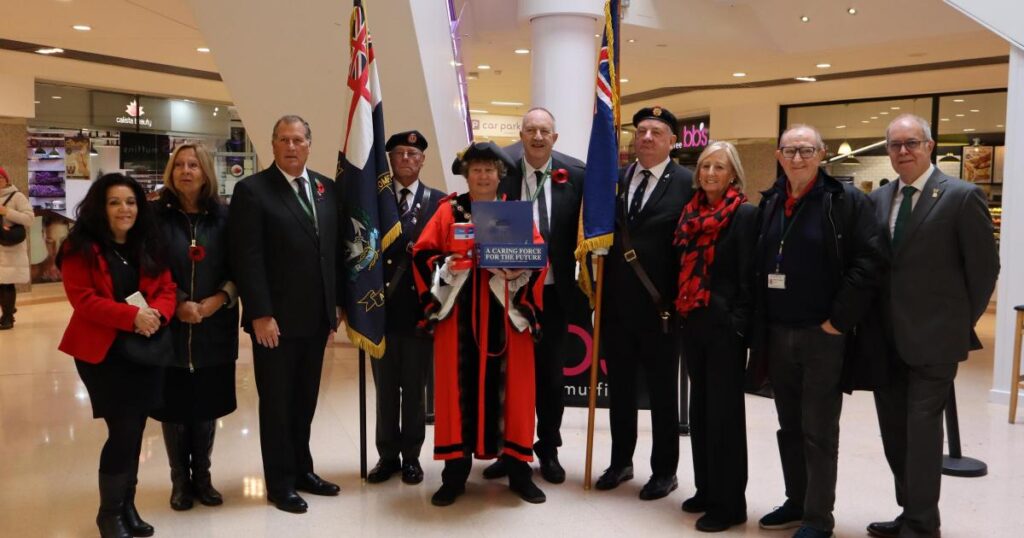 Mercury Shopping Centre, Romford hosts Poppy Appeal