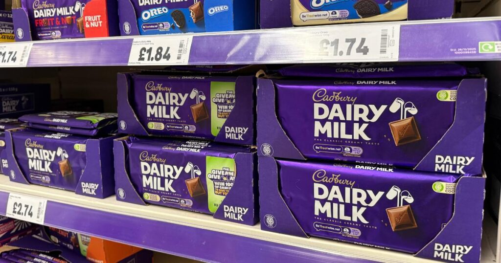 Cadbury chocolate like discontinued favourite spotted in B&M