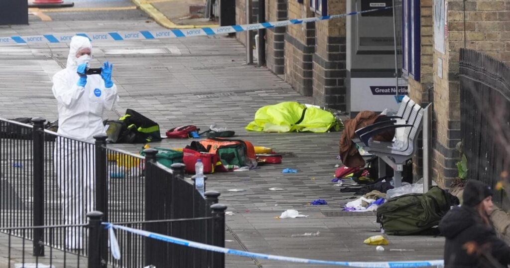 Huntingdon train stabbing: Two British men arrested