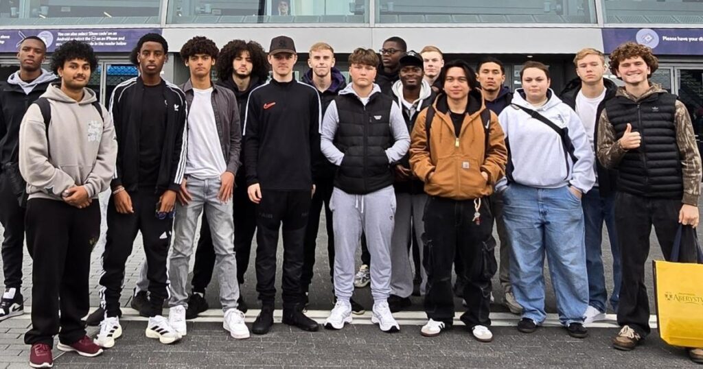 Sports students visit Spurs stadium for university day