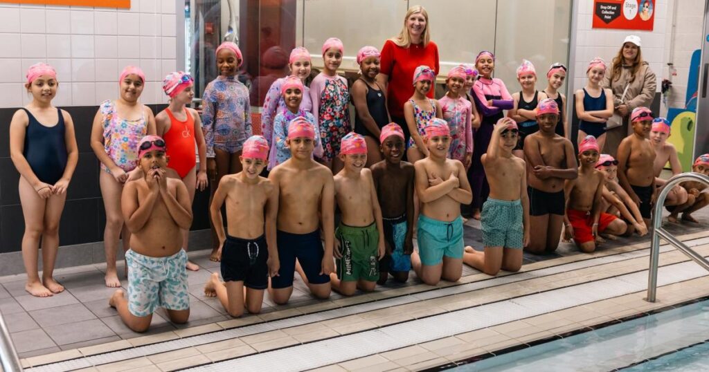Olympic champion Becky Adlington surprises Dagenham school