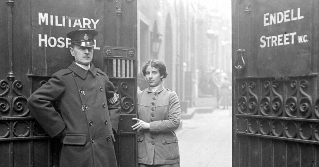 Auxiliary military hospitals in Crouch End during WWI