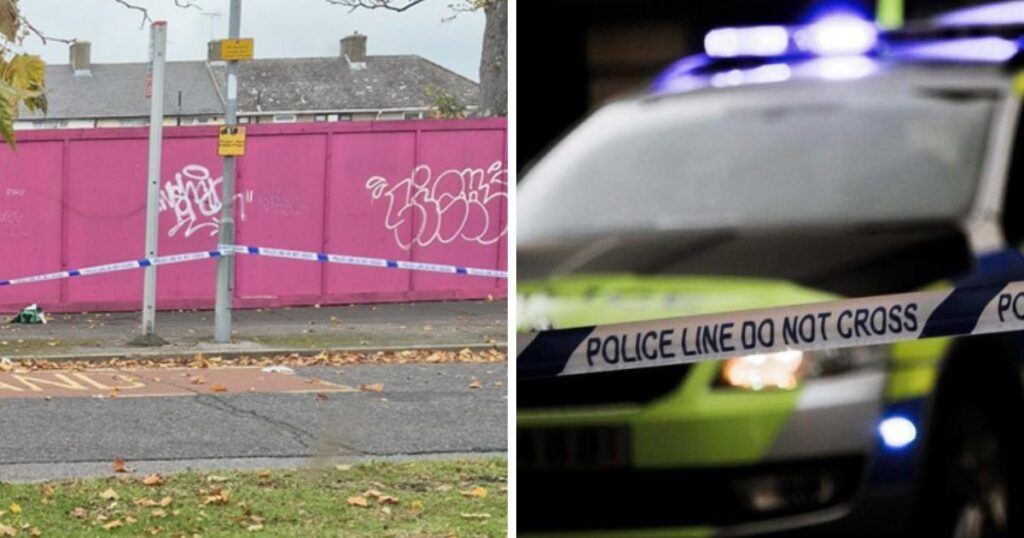 Becontree Avenue Dagenham police cordon: Man injured