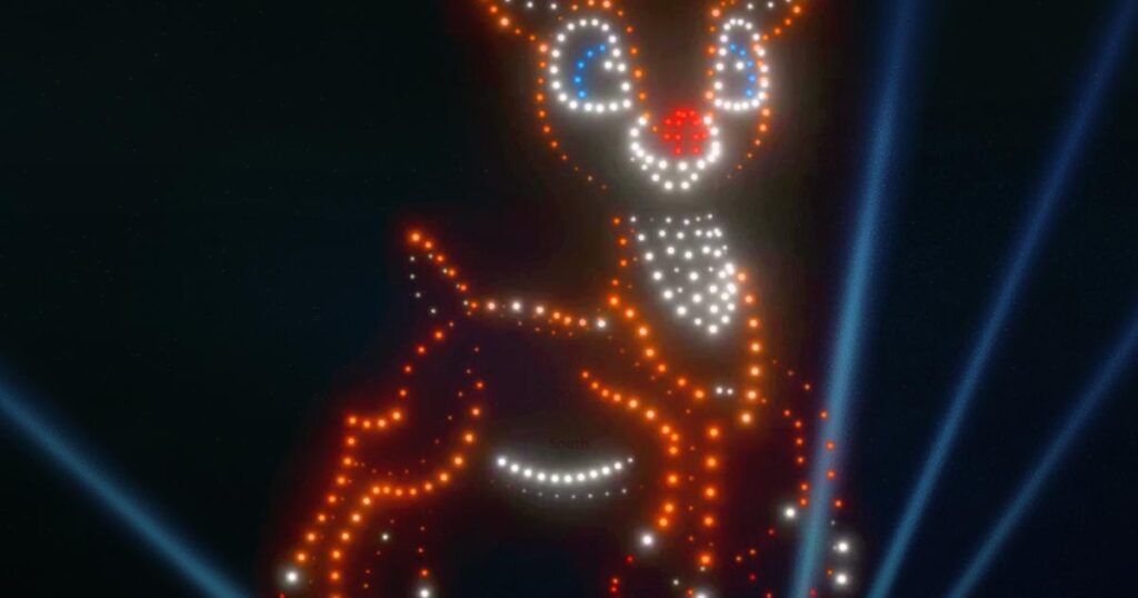 Maidstone Showground to host festive light show with 600 drones