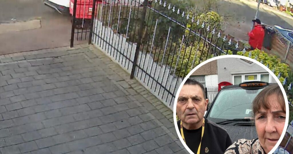 Bosworth Road, Dagenham cars damaged by postman’s trolley