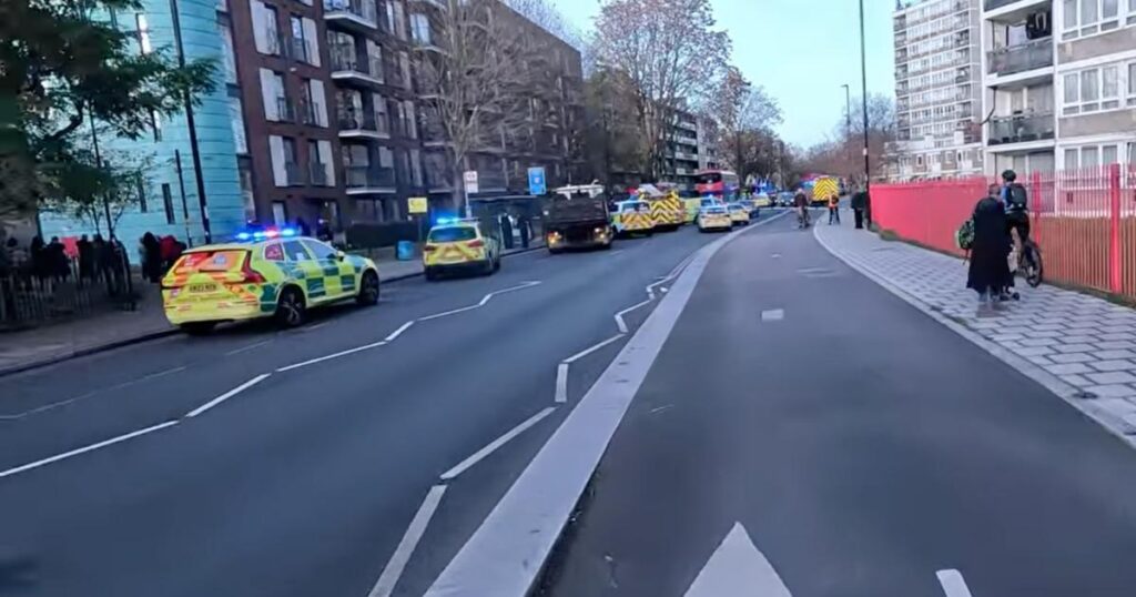 Evelyn Street Deptford crash: Pictures from the scene