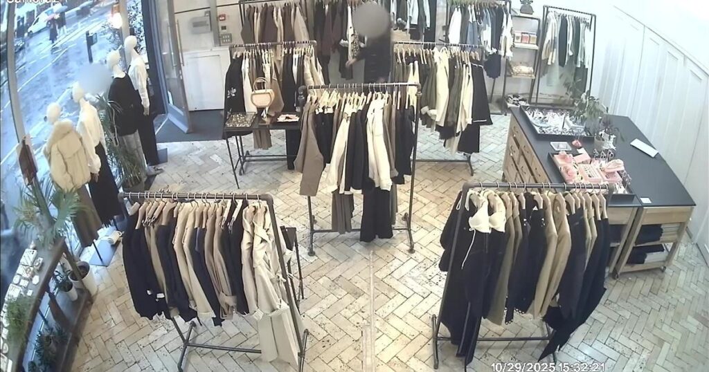 Shoplifters steals £2,000 worth of clothes from London shop