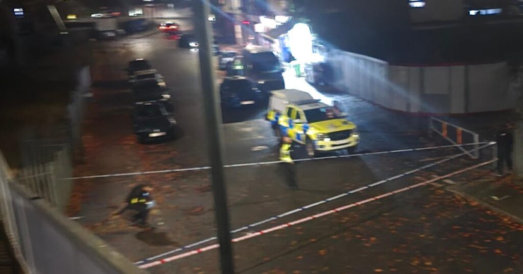 Belvedere train station stabbing: Pictures from scene