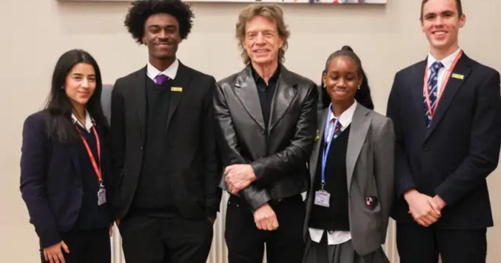 Dartford Grammar School: Mick Jagger makes surprise visit