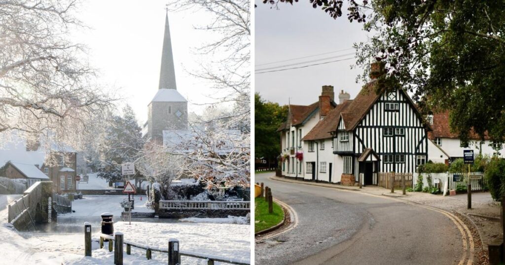 Eynsford in Kent where resident vicar was in Love Actually