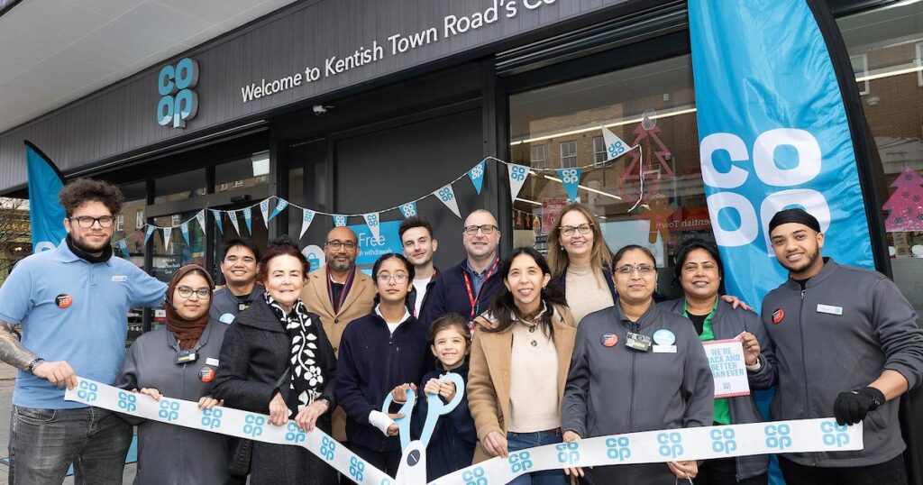 Kentish Town Co-op reopens with more space after refurb