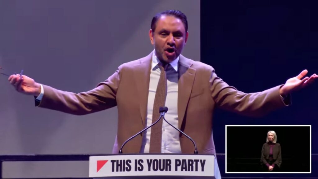 Shockat Adam MP accuses ‘mainstream parties’ of ‘colonising’ voters’ minds in Your Party Conference speech
