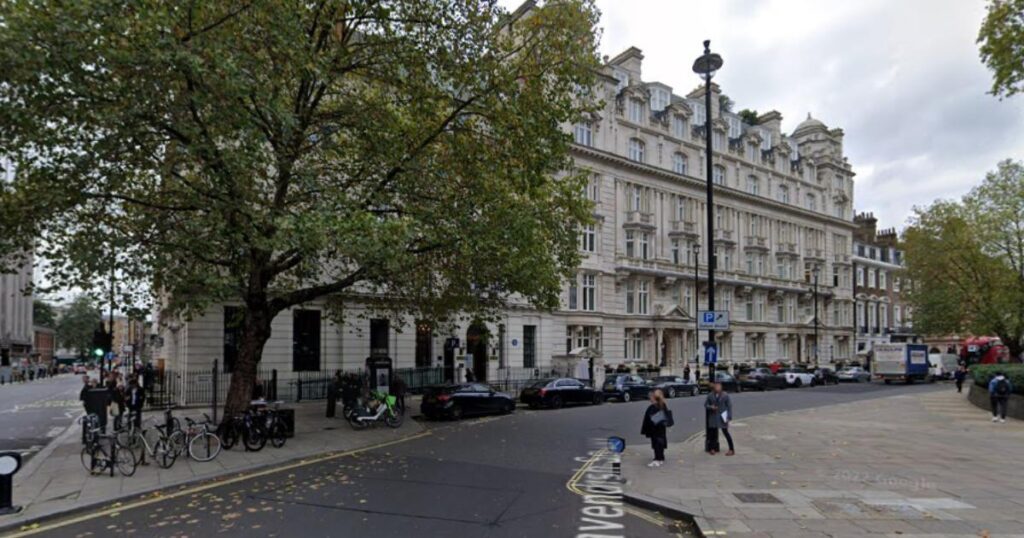 Cavendish Square Westminster crash: Person in hospital