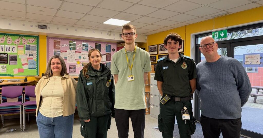 Dagenham teen saved by paramedics trains classmates in CPR
