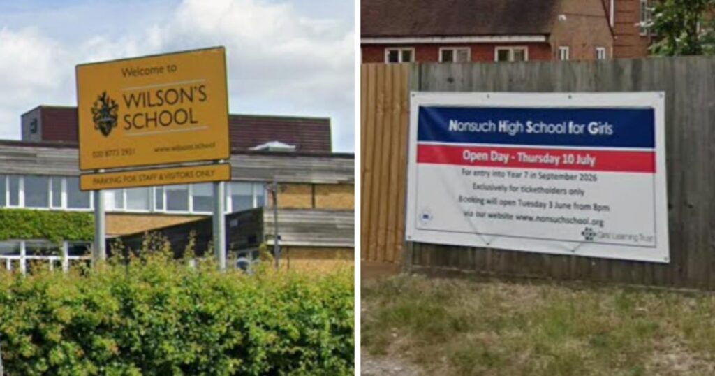 Cheam and Wallington schools among best in the country