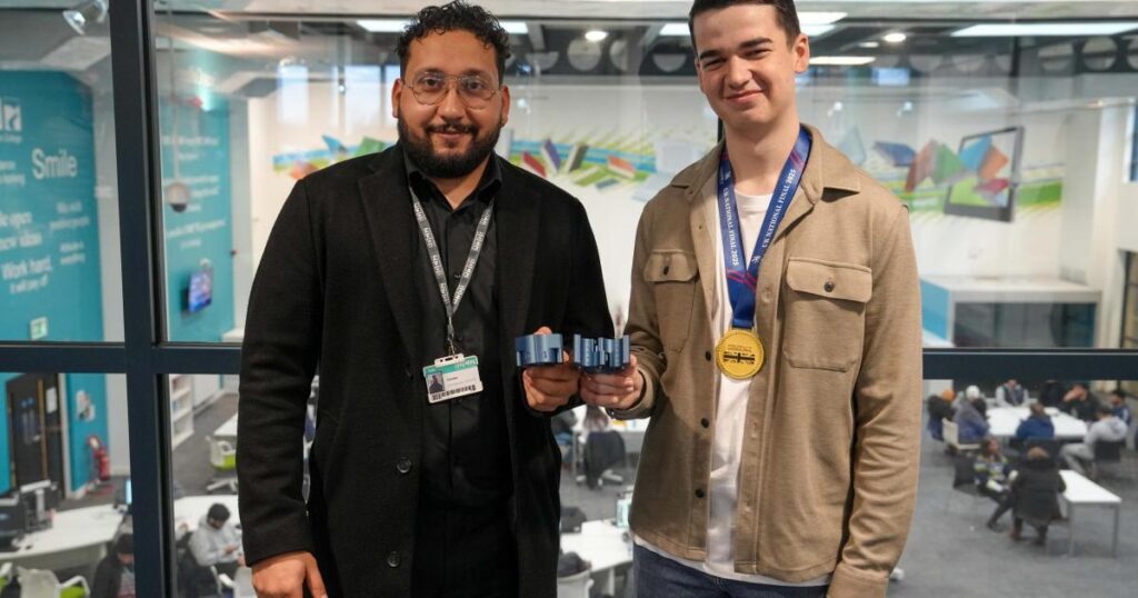 Hornchurch teen wins gold at WorldSkills UK Finals