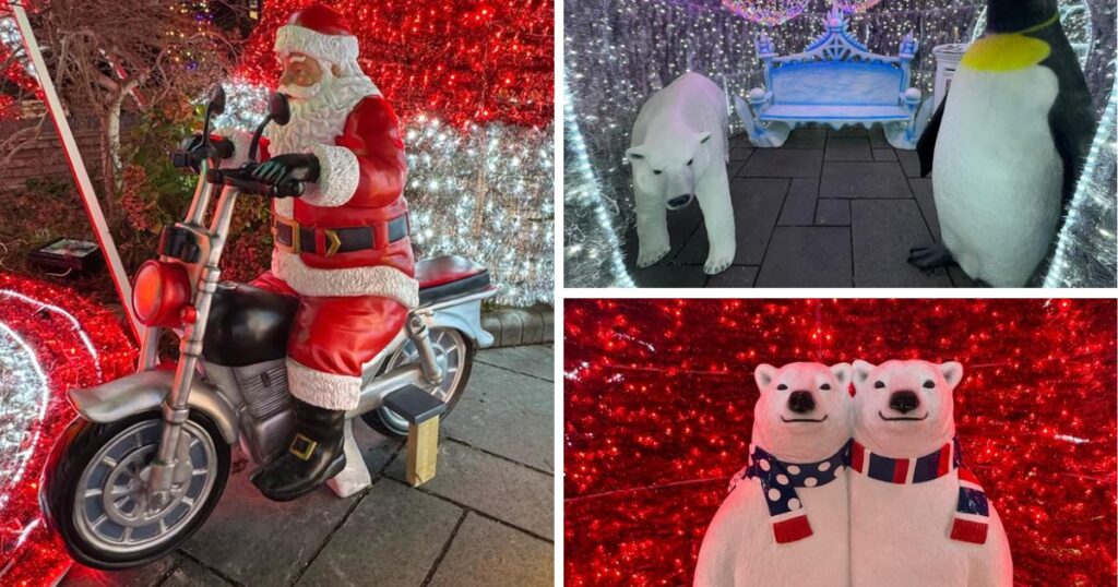 ‘Romford Wonderland’ Christmas display props in photos
