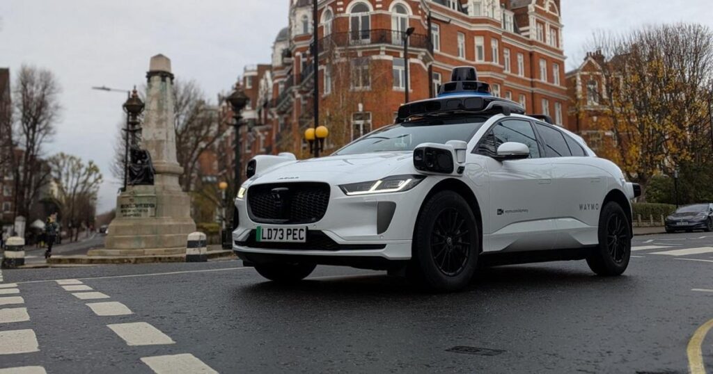 Waymo self-driving cars hit London ahead of 2026 launch