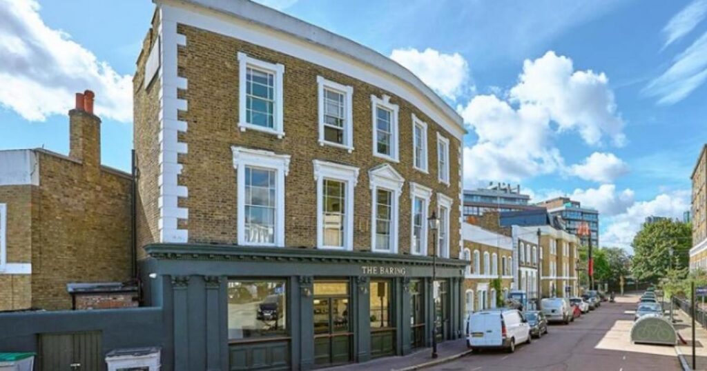 The Baring pub Islington listed for sale at £1.5 million