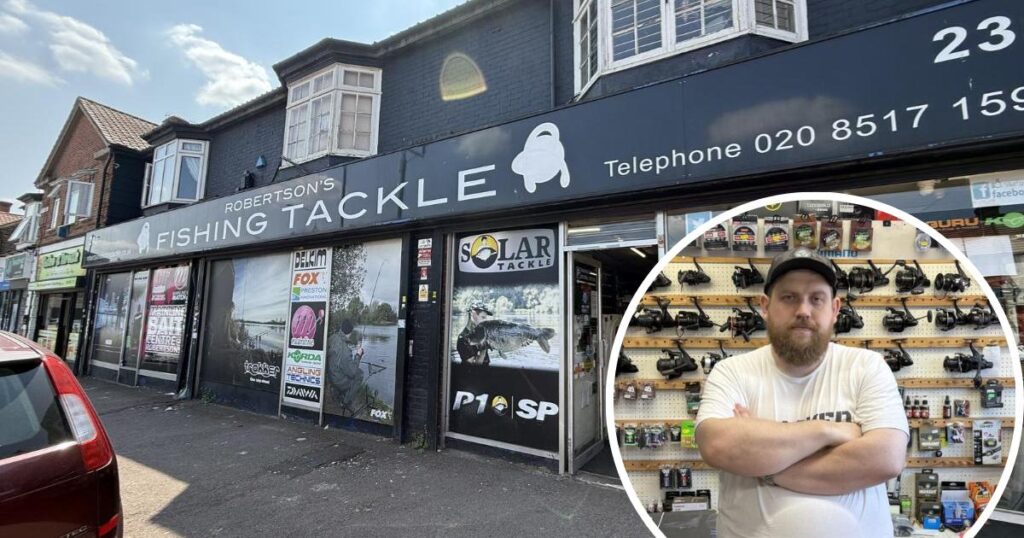 Robertson’s Fishing Tackle, Oxlow Lane, Dagenham up for sale