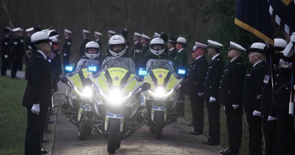 Essex Police officer PC Mathew Parker laid to rest in Harlow