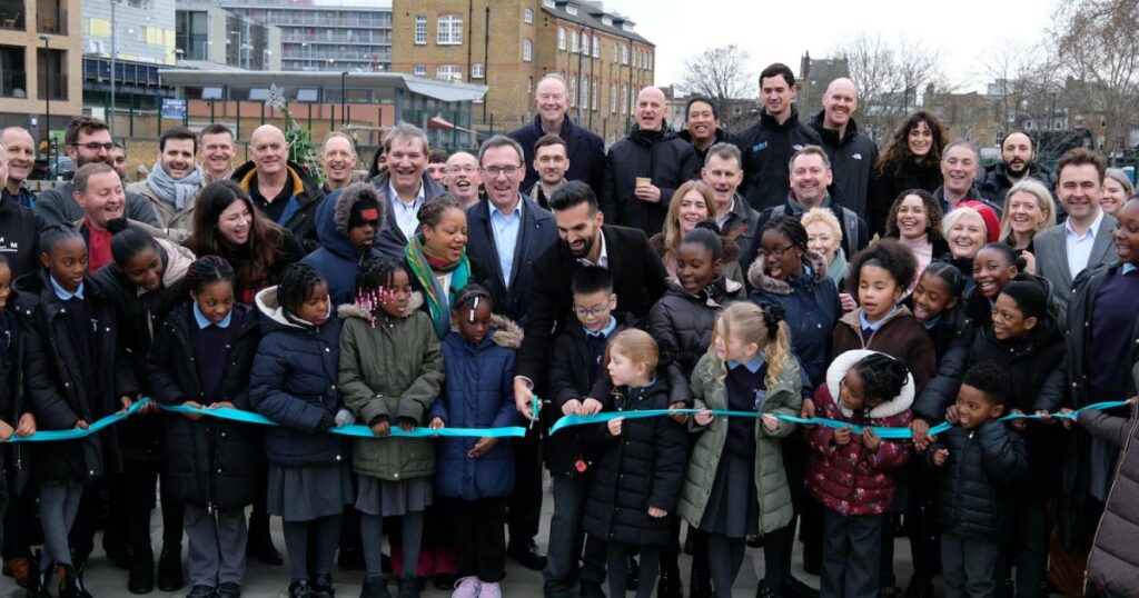 Former Deptford construction site made into new public park