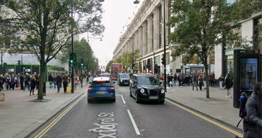 Oxford Street emergency services incident blocks road: Live