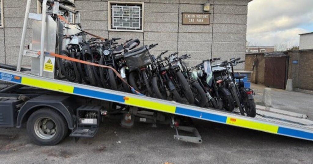 Merton: E-bikes and scooters seized as part of crackdown