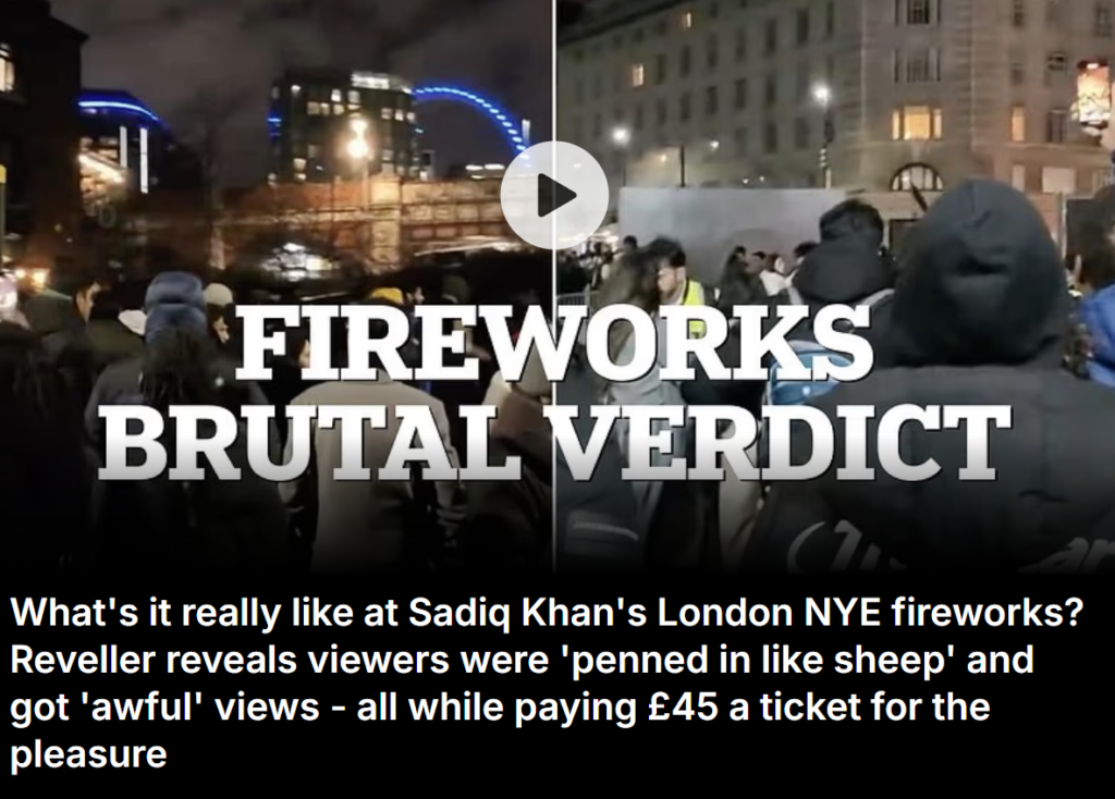 Right-Wing Media Watch: Newspapers in meltdown over ‘Sadiq Khan’s’ New Year fireworks